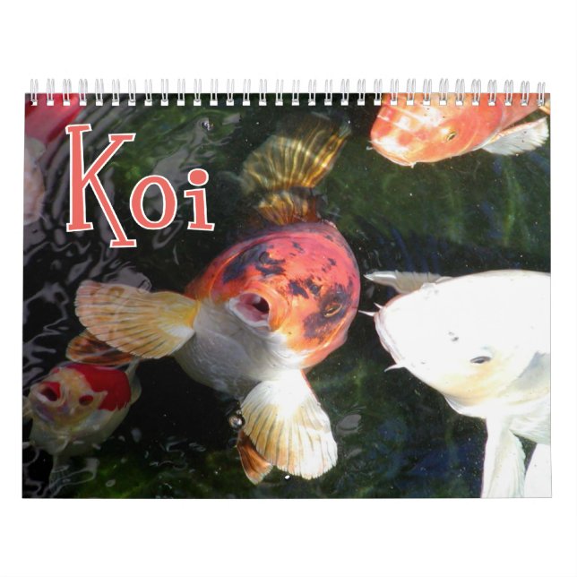 Calendario de pared de Koi (Tapa)