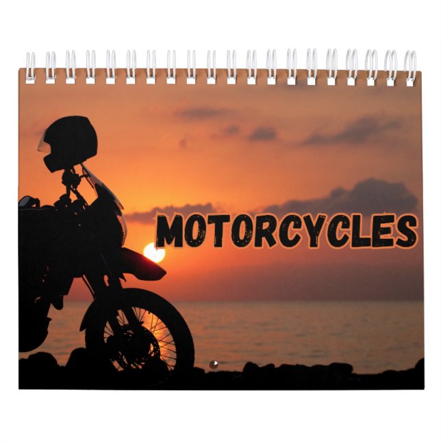 Calendario de pared de la colección de motocicleta (Tapa)