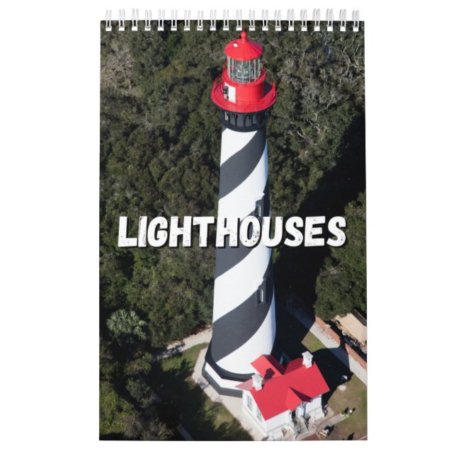 Calendario de pared de la colección Lighthouses (Tapa)