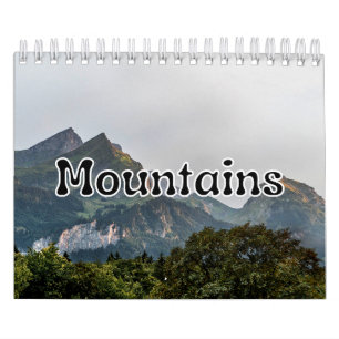 Calendario de pared de la colección Mountains
