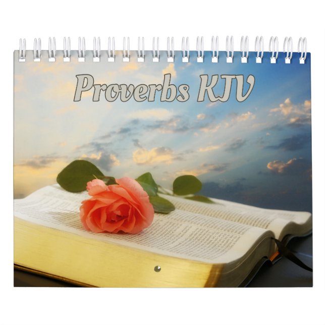 Calendario de pared de la colección Proverbs Verse (Tapa)