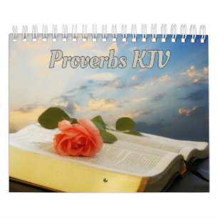 Calendario de pared de la colección Proverbs Verse