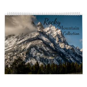 Calendario de pared de la colección Rocky Mountai