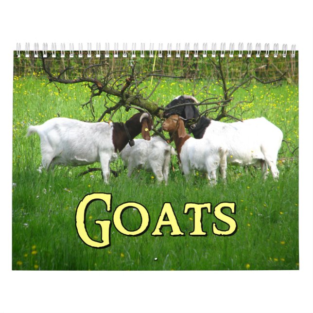 Calendario de pared de las cabras (Tapa)