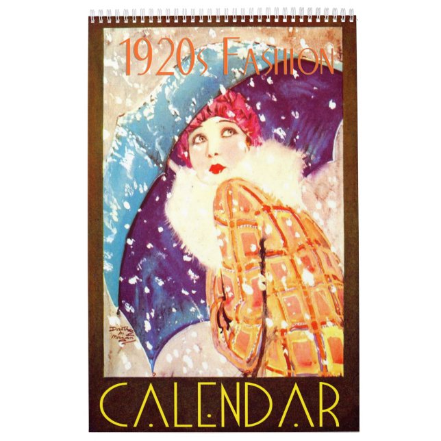 calendario de pared de los años 20 2016 (Tapa)