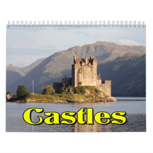 Calendario de pared de los castillos