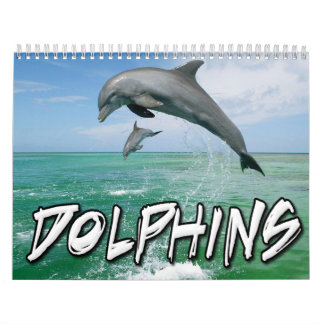 Calendario de pared de los delfínes