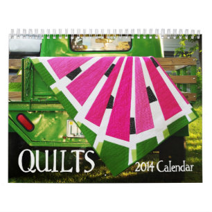 Calendario de pared de los EDREDONES 2014
