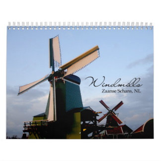 Calendario de pared de los molinoes de viento 2011