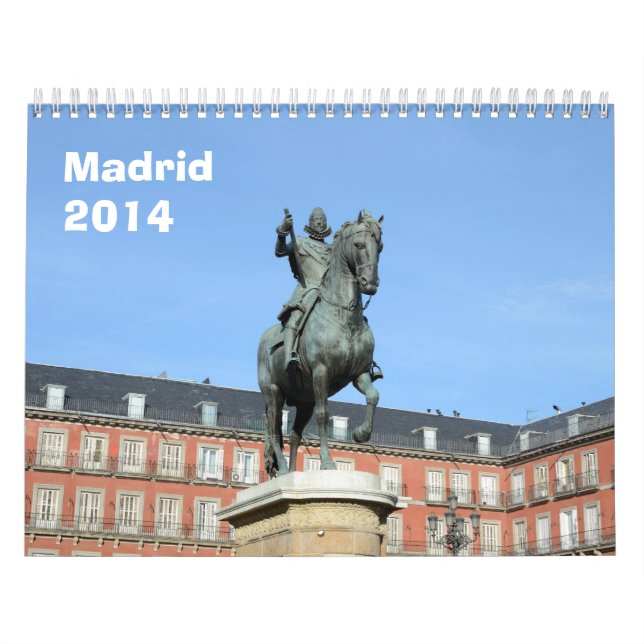 Calendario de pared de Madrid 2014 (Tapa)