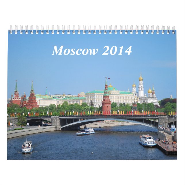 Calendario de pared de Moscú 2014 (Tapa)