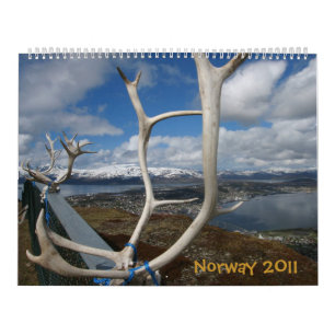 Calendario de pared de Noruega