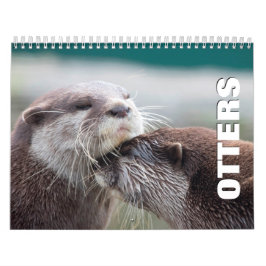 Calendario de pared de Otters