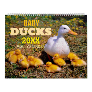 Calendario de pared de patitos lindos 2027