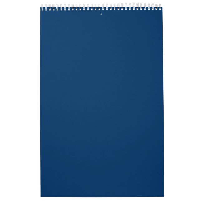 Calendario de pared de Personalizable azul de medi (Tapa)