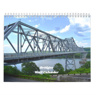 Calendario de pared de puentes