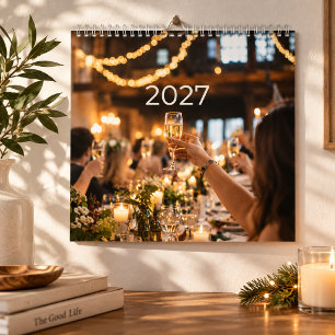 Calendario de pared de recuerdos familiares 2027