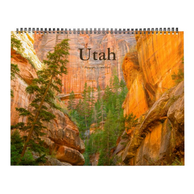 Calendario de pared de Utah (Tapa)
