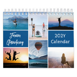 Calendario de pared de viajes de fotos de personal