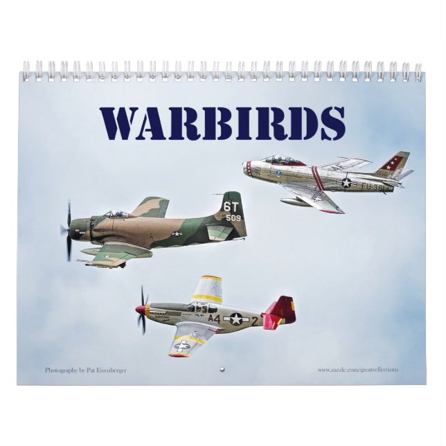 Calendario de pared de Warbirds (Tapa)