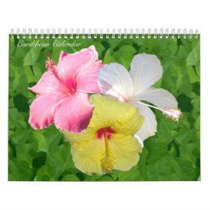 Calendario de pared del Caribe