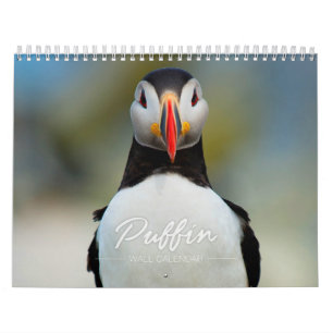Calendario de pared del frailecillo