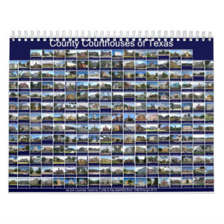 Calendario de pared del tribunal del condado de