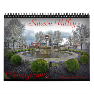 Calendario de pared del valle de Saucon