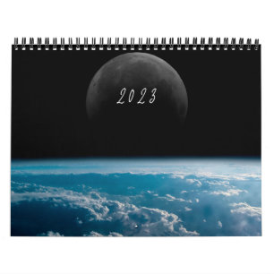 Calendario de pared espacial 2023