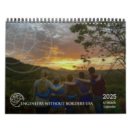 Calendario de pared EWB-USA 2025