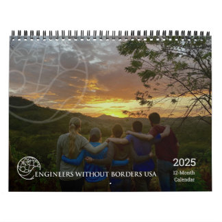 Calendario de pared EWB-USA 2025