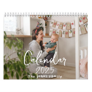 Calendario de pared fotográfica de personalizado 2
