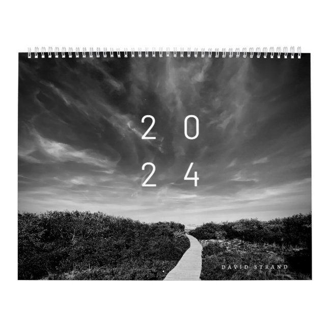 Calendario de pared - Fotos de paisajes en blanco  (Tapa)
