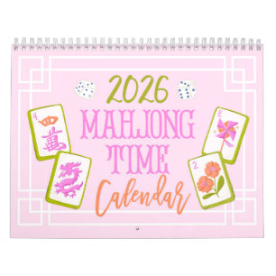Calendario de pared Mahjong Time 2026