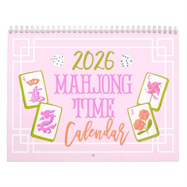 Calendario de pared Mahjong Time 2026 (Tapa)