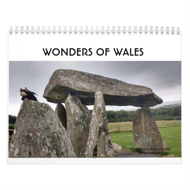 CALENDARIO DE PARED: MARAVILLAS DE PAÍS DE GALES (Tapa)