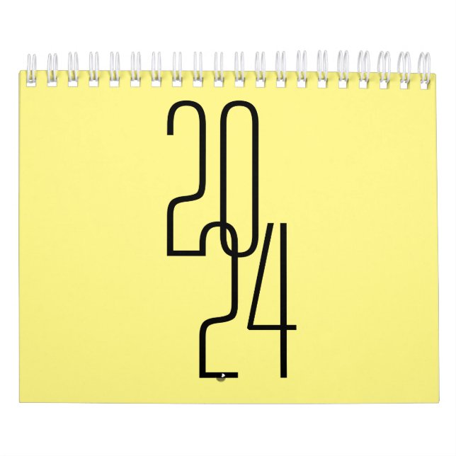 calendario de pared minimalista (Tapa)