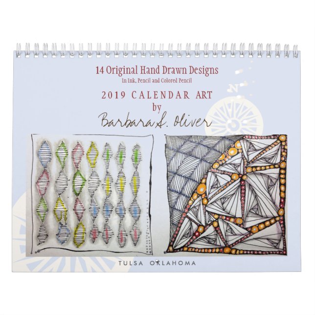 Calendario de pared original del arte (Tapa)