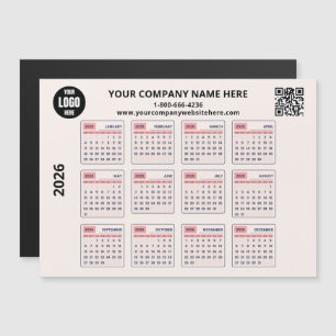 Calendario de pared para negocios