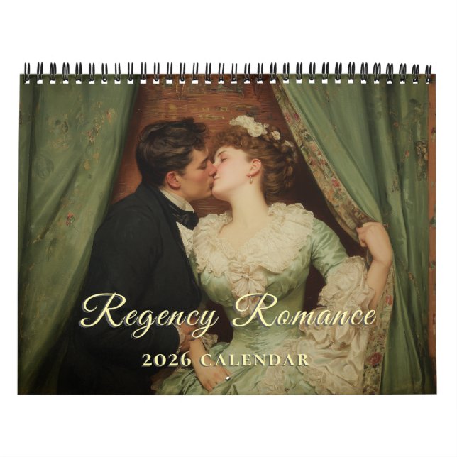 Calendario de pared Regency Romance 2026 (Tapa)