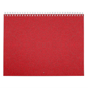 Calendario de pared roja de tomate especulado - Pe