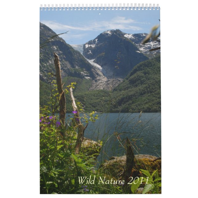 Calendario de pared salvaje de la naturaleza (Tapa)