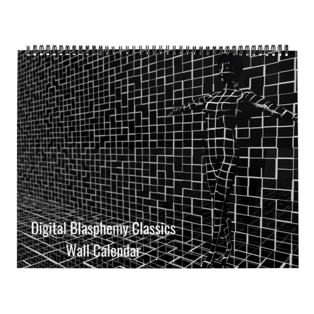 Calendario de paredes clásicas de blasfemia digita (Tapa)