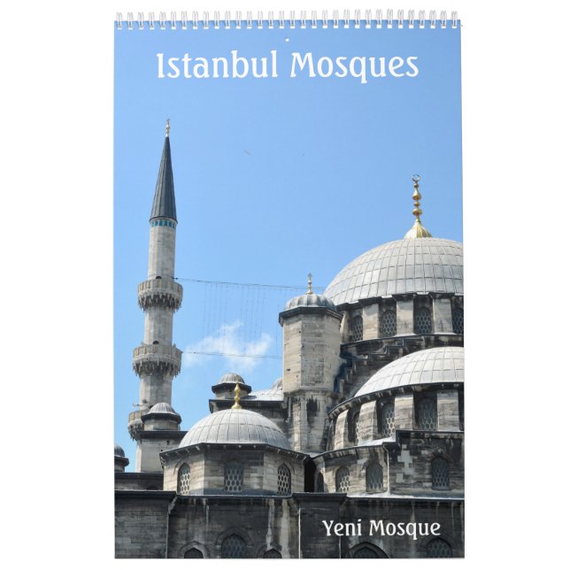 Calendario de paredes de las mezquitas de Estambul (Tapa)