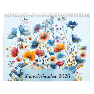 Calendario de Paredes del Jardín de la Naturaleza