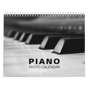 Calendario de Paredes fotográficas de piano 2022