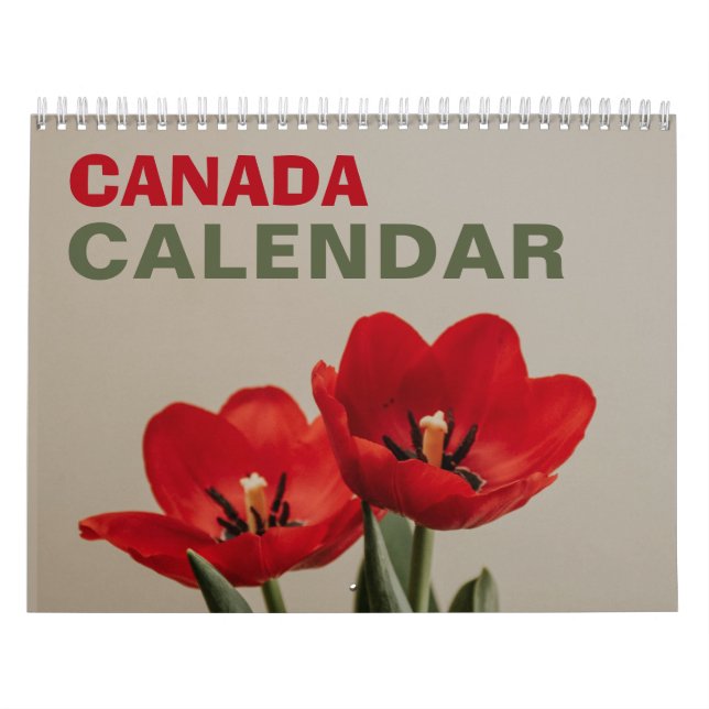 Calendario de Paredes Naturales de Canadá 2026 Vac (Tapa)