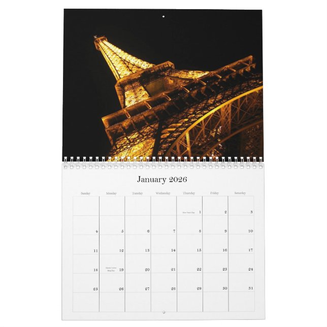 Calendario de París 2007 (Jan 2026)