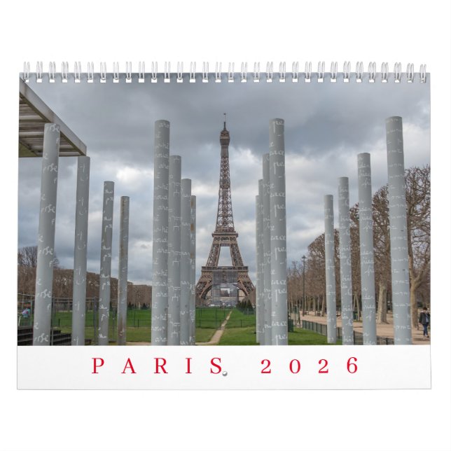 calendario de París 2026 (Tapa)
