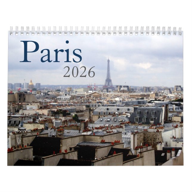 Calendario de París 2026 (Tapa)